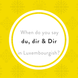 Luxembourgish pronouns