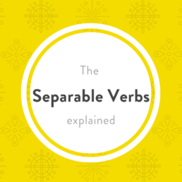Luxembourgish separable verbs