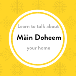 Luxembourgish lesson doheem